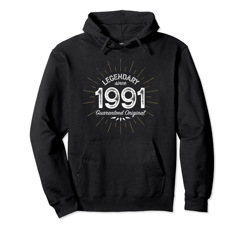 Legendary Since 1991 Birth Year Hoodie - Aesthetic Graphic for Adults - T-Shirt, Sweatshirt, Hoodie