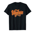 Virginia Us State Map Stripes 1970 T-Shirt - Unique Graphic Men Women - T-Shirt, Sweatshirt, Hoodie