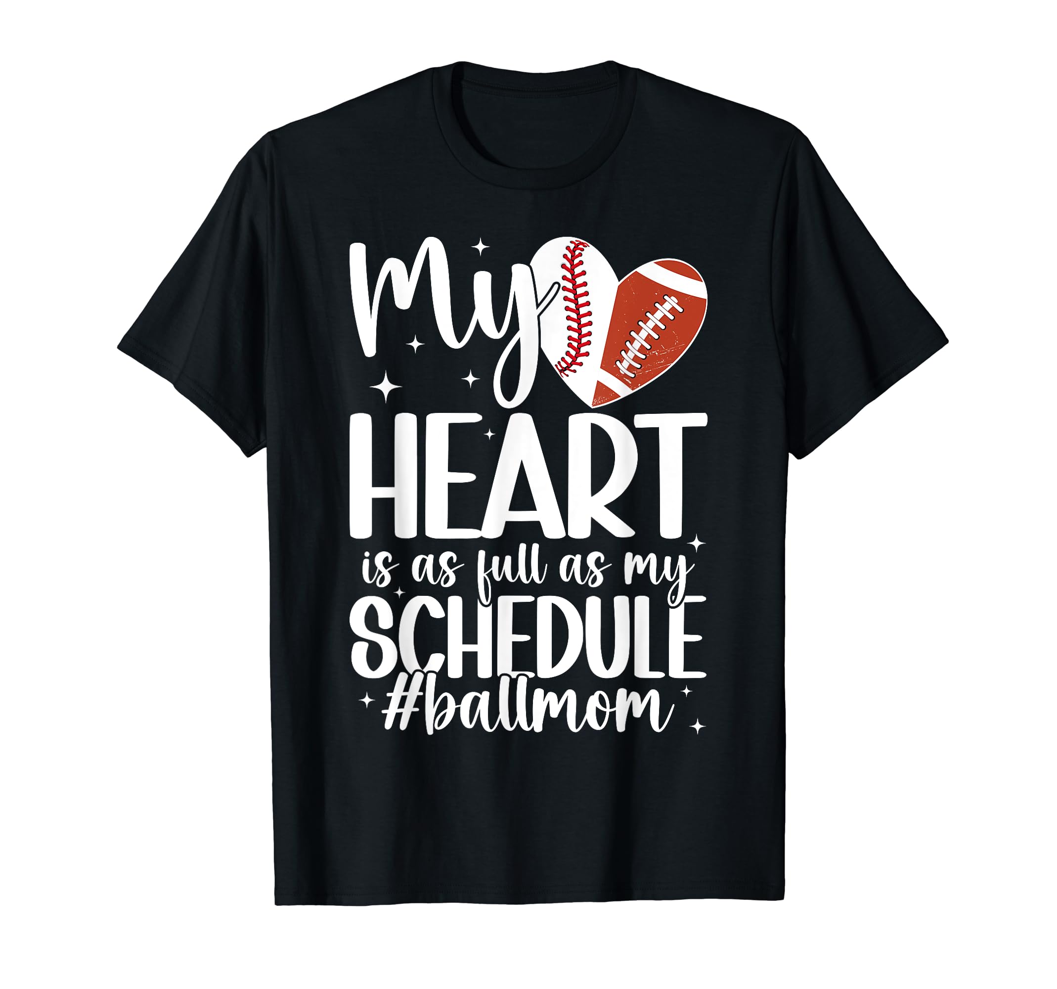 Ball Mom Proud Football Baseball Mom T-Shirt - Streetwear Style Men Women - T-Shirt, Sweatshirt, Hoodie