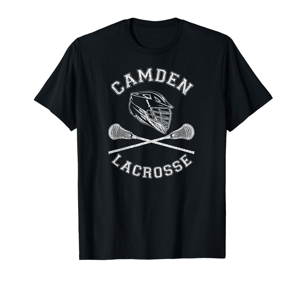Camden Lacrosse Distressed Lax T-Shirt - Streetwear Style Men Women - T-Shirt, Sweatshirt, Hoodie