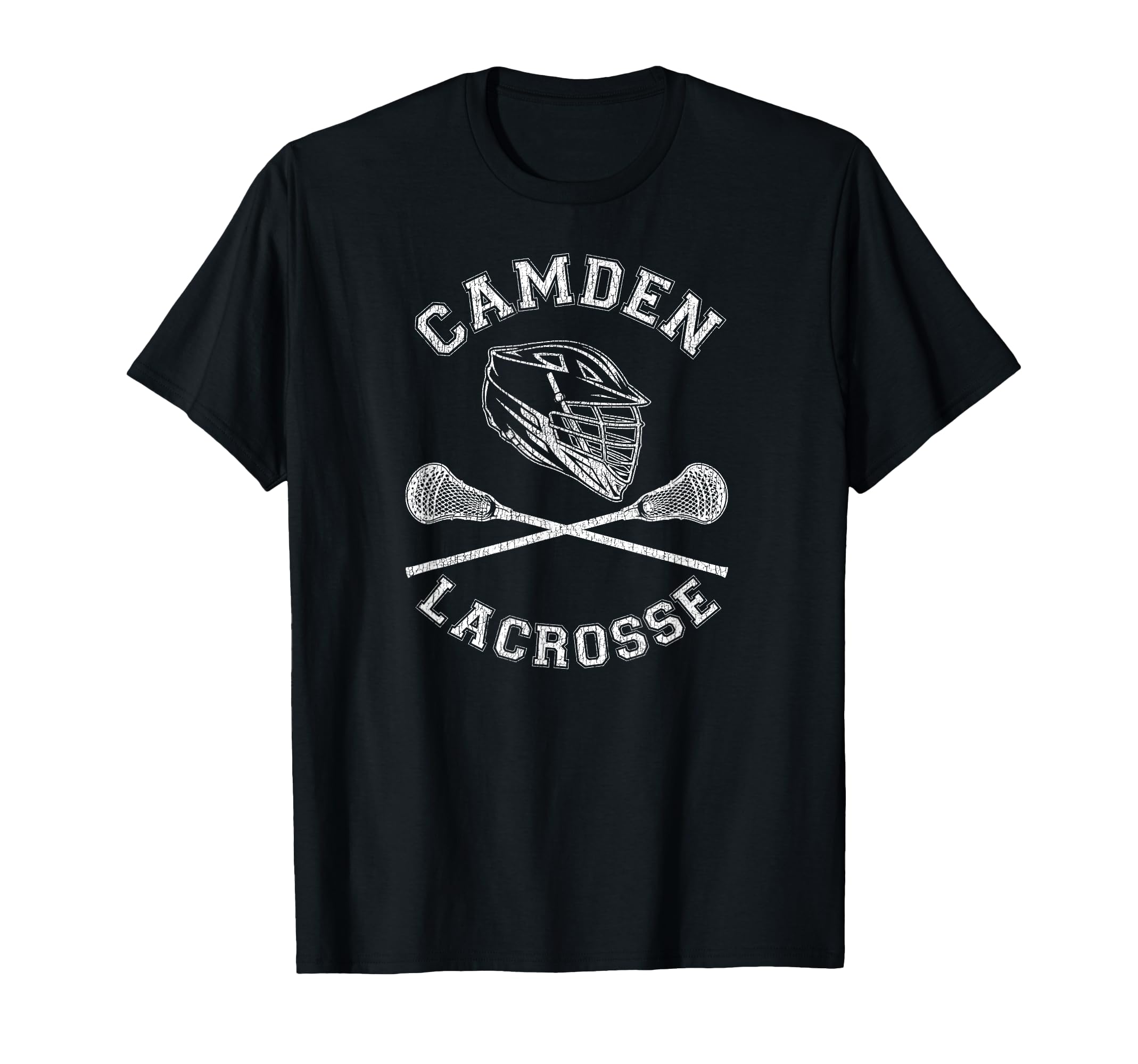 Camden Lacrosse Distressed Lax T-Shirt - Streetwear Style Men Women - T-Shirt, Sweatshirt, Hoodie