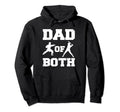 Dad Both Funny Karate Baseball Dad Hoodie - Aesthetic Graphic Men Women - T-Shirt, Sweatshirt, Hoodie