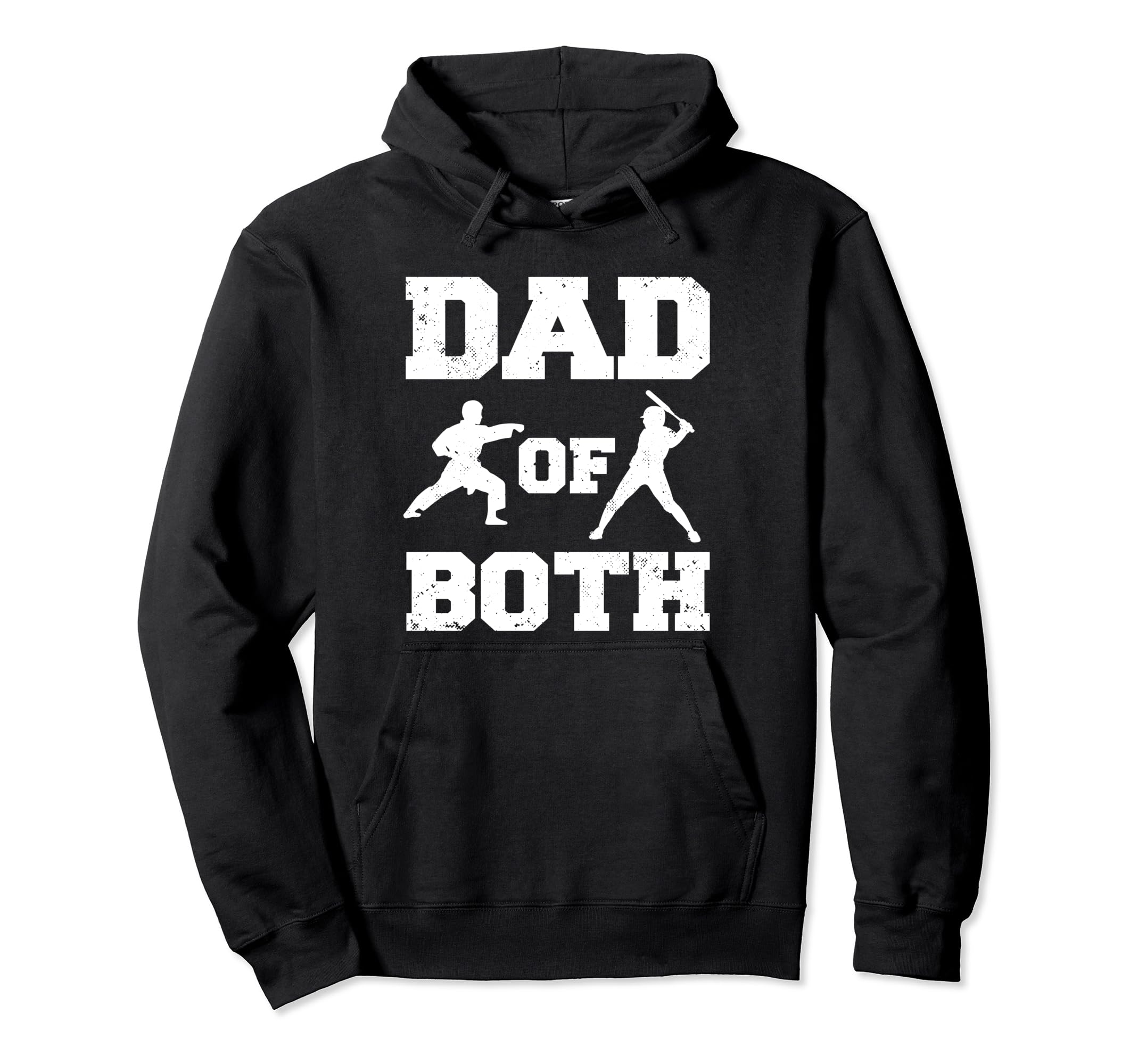 Dad Both Funny Karate Baseball Dad Hoodie - Aesthetic Graphic Men Women - T-Shirt, Sweatshirt, Hoodie