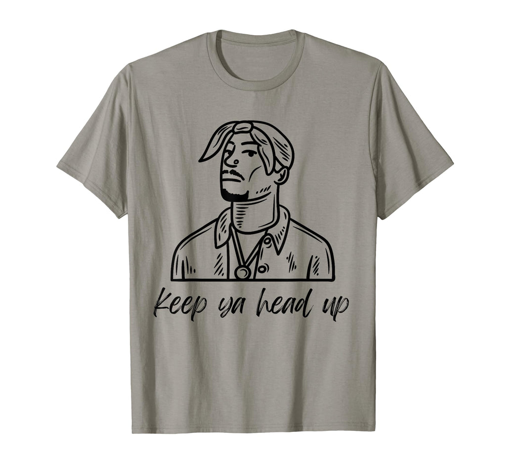 Keep Your Head Up Old School Hip Hop T-Shirt - Streetwear Style for Adults - T-Shirt, Sweatshirt, Hoodie