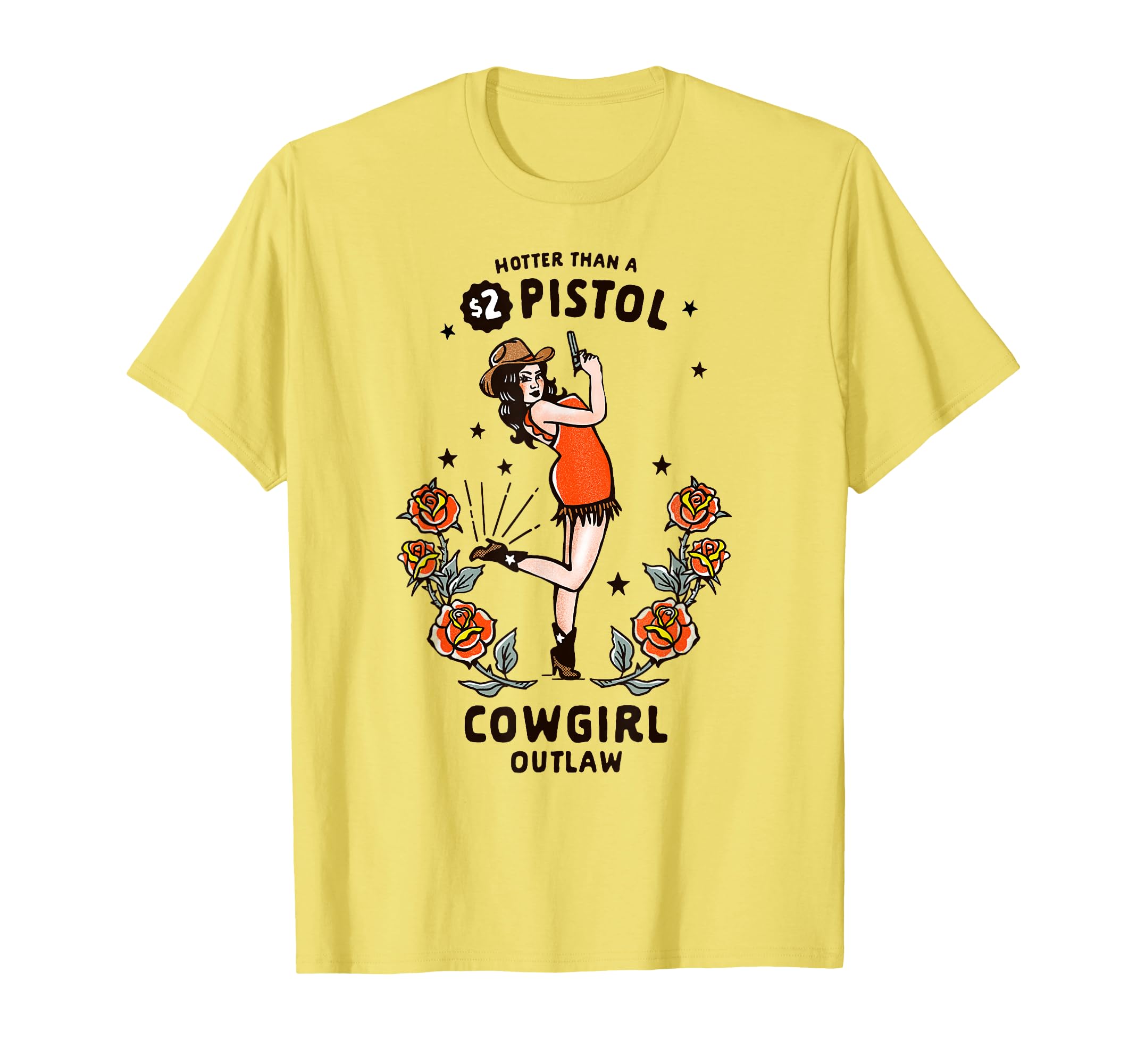 Womens Western Boho Outlaw Cowgirl Pinup T-Shirt - Trendy Graphic Unisex - T-Shirt, Sweatshirt, Hoodie