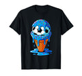 Soccer Ball Ice Cream Drip Fun Sprinkles T-Shirt - Graphic Print Men Women - T-Shirt, Sweatshirt, Hoodie