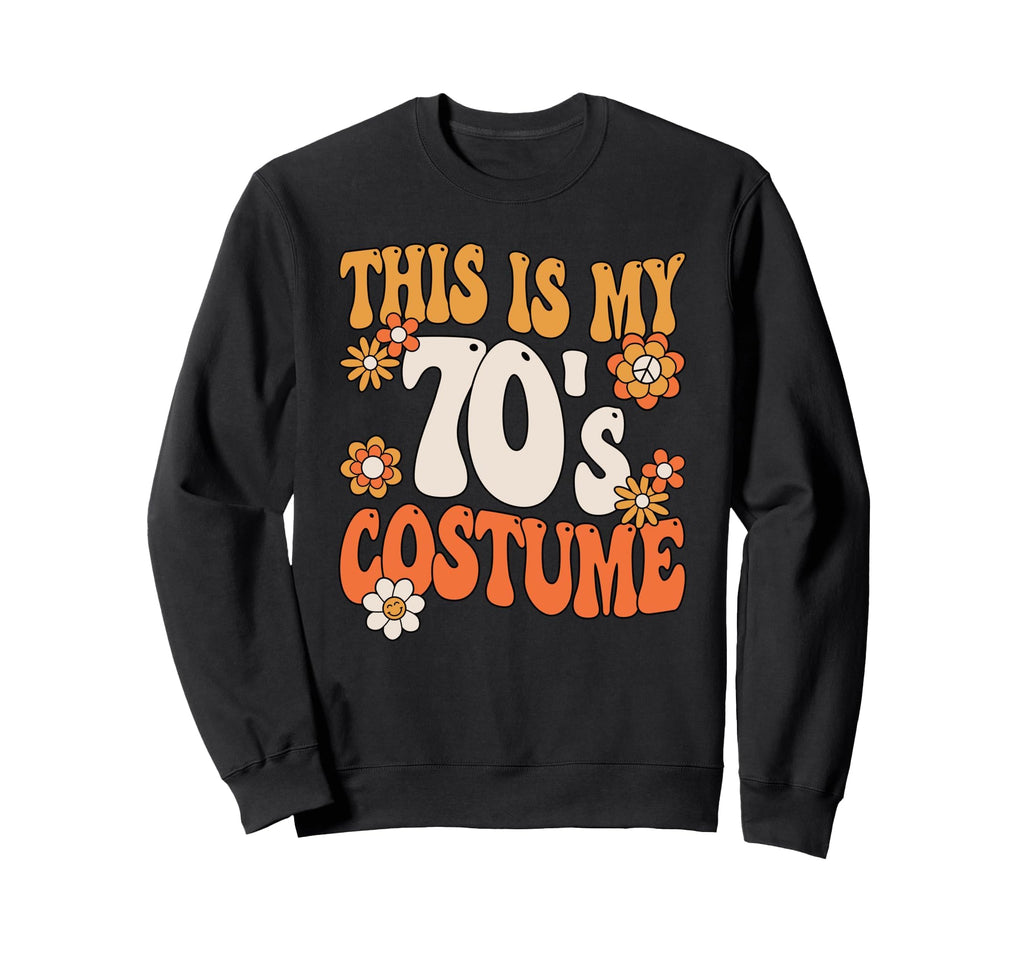 This Is My 70S Costume Peace 70S Sweatshirt - Minimalist Print Unisex - T-Shirt, Sweatshirt, Hoodie