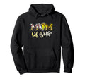 Mom Both Baseball Softball Mom Heart Hoodie - Unique Graphic for Adults - T-Shirt, Sweatshirt, Hoodie