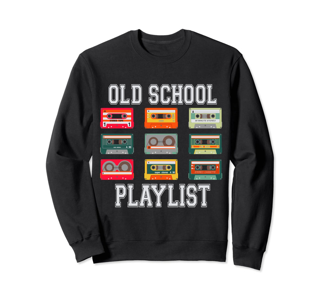 Oldschool Cassette Tape 80S 90S Sweatshirt - Trendy Graphic Men Women - T-Shirt, Sweatshirt, Hoodie