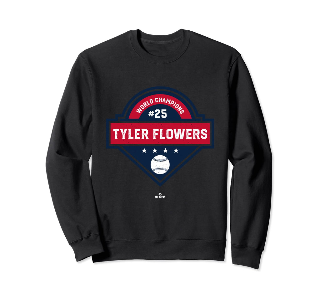 World Champions Tyler Flowers Sweatshirt - Unique Graphic for Adults - T-Shirt, Sweatshirt, Hoodie