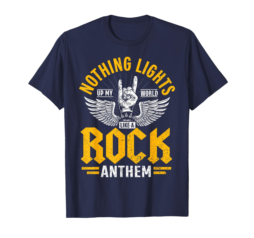 Nothing Lights Up My World Like Rock T-Shirt - Unique Graphic Men Women - T-Shirt, Sweatshirt, Hoodie