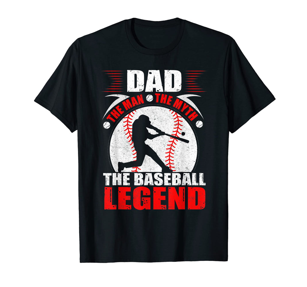 Dad Myth Baseball Legend T-Shirt - Aesthetic Graphic Men Women - T-Shirt, Sweatshirt, Hoodie