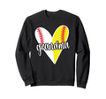 Baller Grandma Proud Softball Sweatshirt - Aesthetic Graphic for Adults - T-Shirt, Sweatshirt, Hoodie
