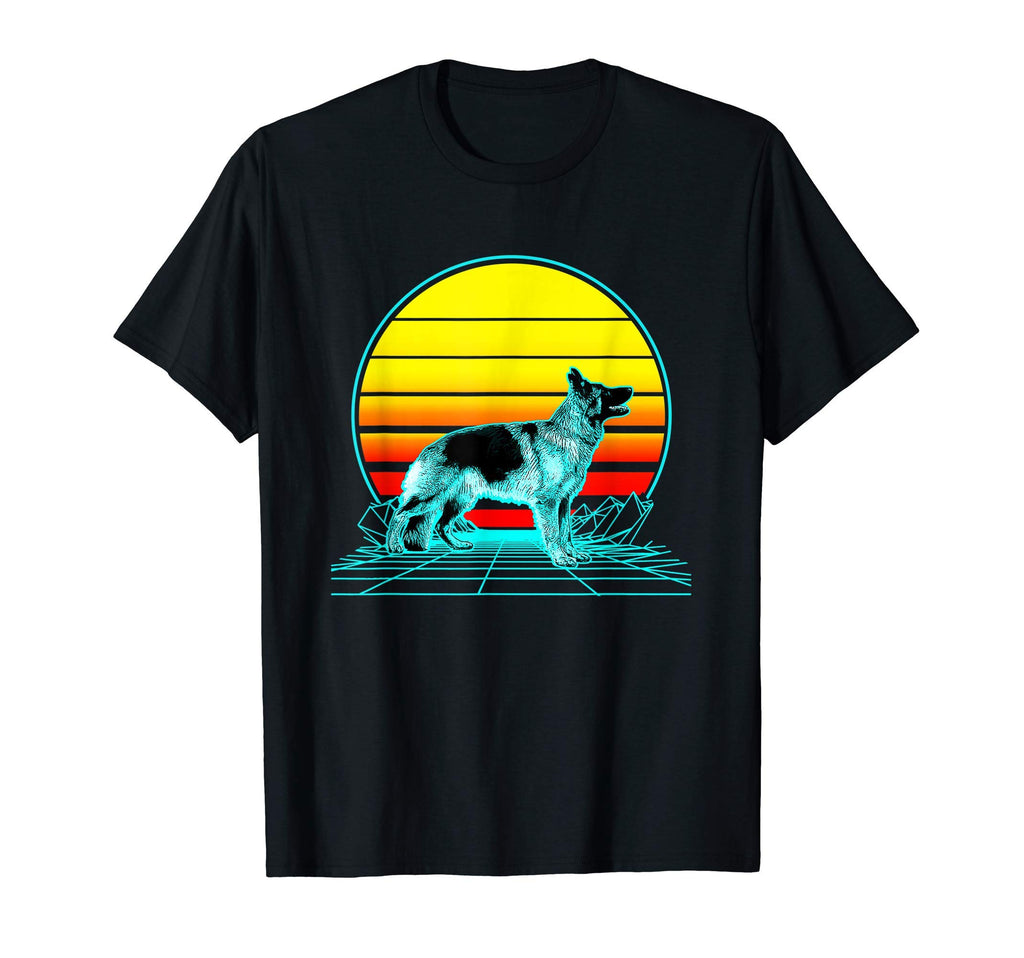 Sunset German Shepherd T-Shirt - Casual Everyday Wear Men Women - T-Shirt, Sweatshirt, Hoodie