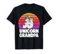 Unicorn Grandpa Bodybuilder T-Shirt - Minimalist Print Men Women - T-Shirt, Sweatshirt, Hoodie