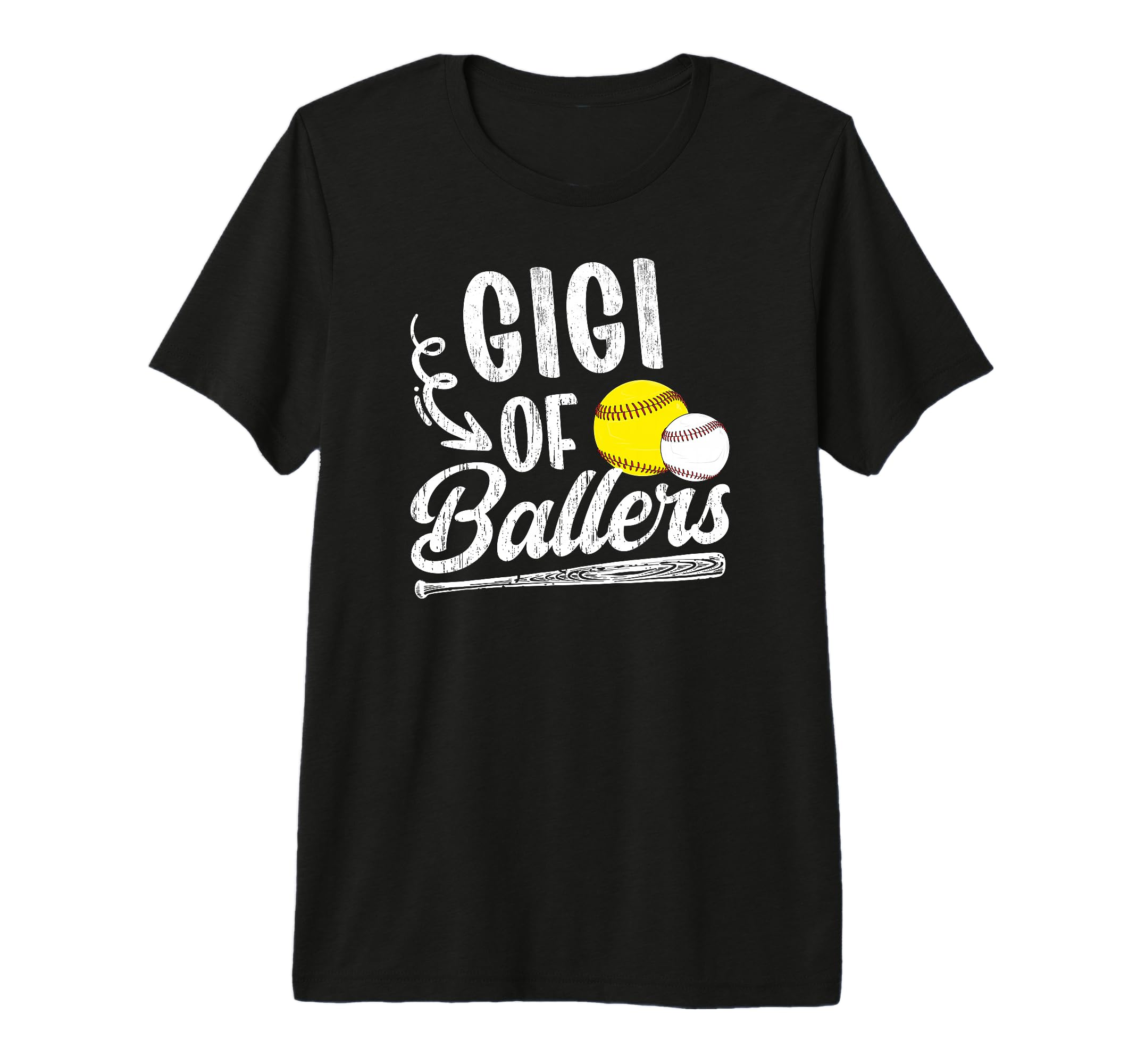 Gigi Ballers Baseball Softball Gigi T-Shirt - Trendy Graphic Men Women - T-Shirt, Sweatshirt, Hoodie