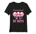 Womens Outnumbered Baseball Softball Fan T-Shirt - Unique Graphic Unisex - T-Shirt, Sweatshirt, Hoodie