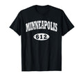 Minneapolis Area Code 612 T-Shirt - Custom Art Print Men Women - T-Shirt, Sweatshirt, Hoodie