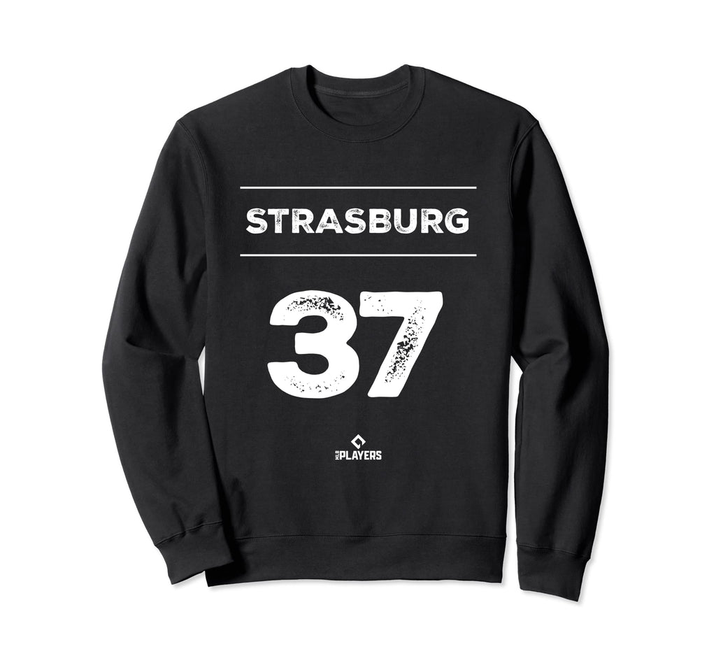 Stephen Strasburg 37 Mlbpa Sweatshirt - Novelty Apparel for Adults - T-Shirt, Sweatshirt, Hoodie