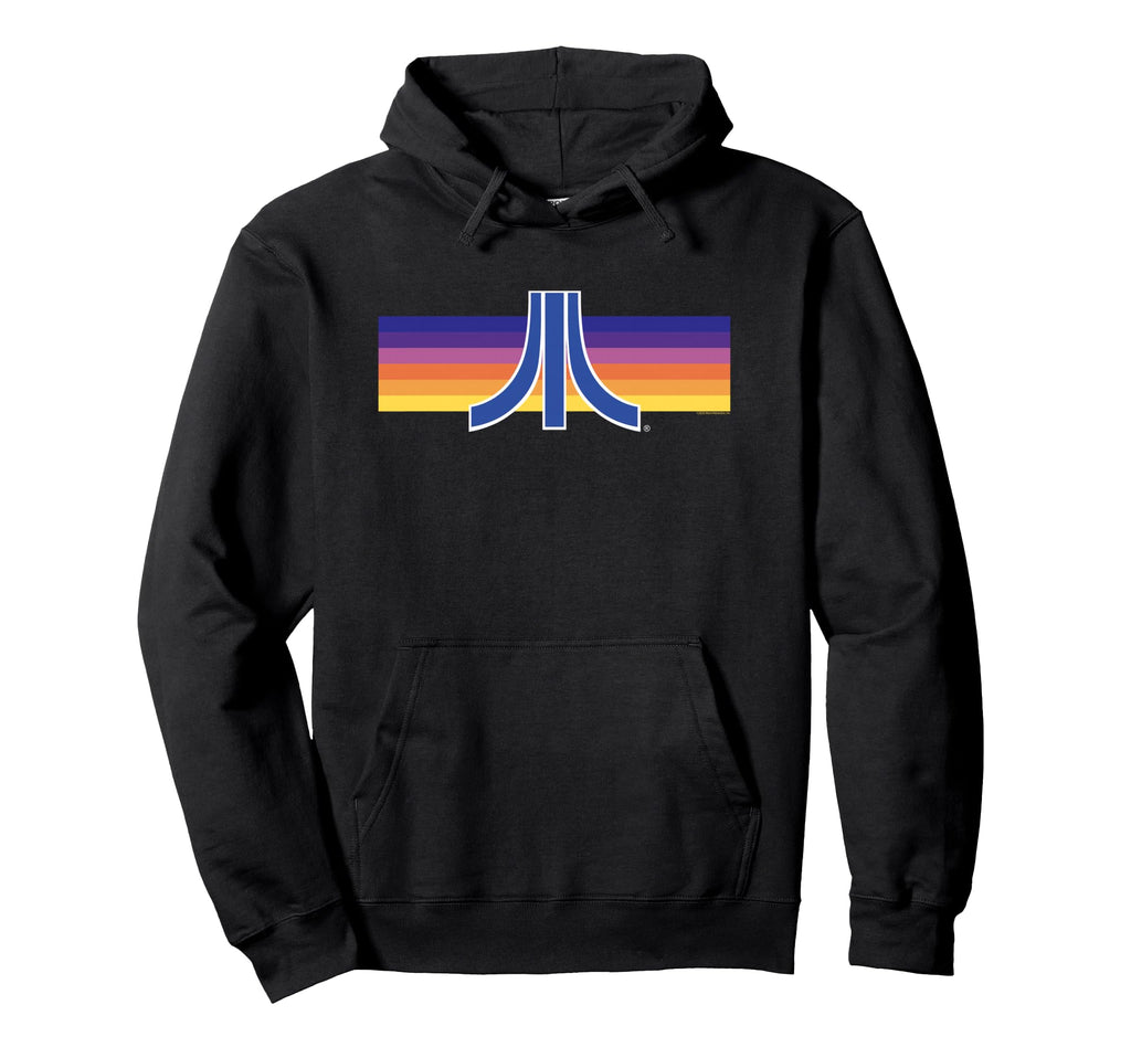 Atari Sunset Gaming Logo Hoodie - Aesthetic Graphic Men Women - T-Shirt, Sweatshirt, Hoodie