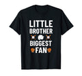 Little Brother Biggest Fan Baseball T-Shirt - Graphic Print for Adults - T-Shirt, Sweatshirt, Hoodie