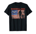 American Baseball Dad Son T-Shirt - Custom Art Print Men Women - T-Shirt, Sweatshirt, Hoodie
