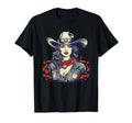 Cowgirl Cowboy Patriotic Cow And Farm T-Shirt - Fun Novelty Design Unisex - T-Shirt, Sweatshirt, Hoodie