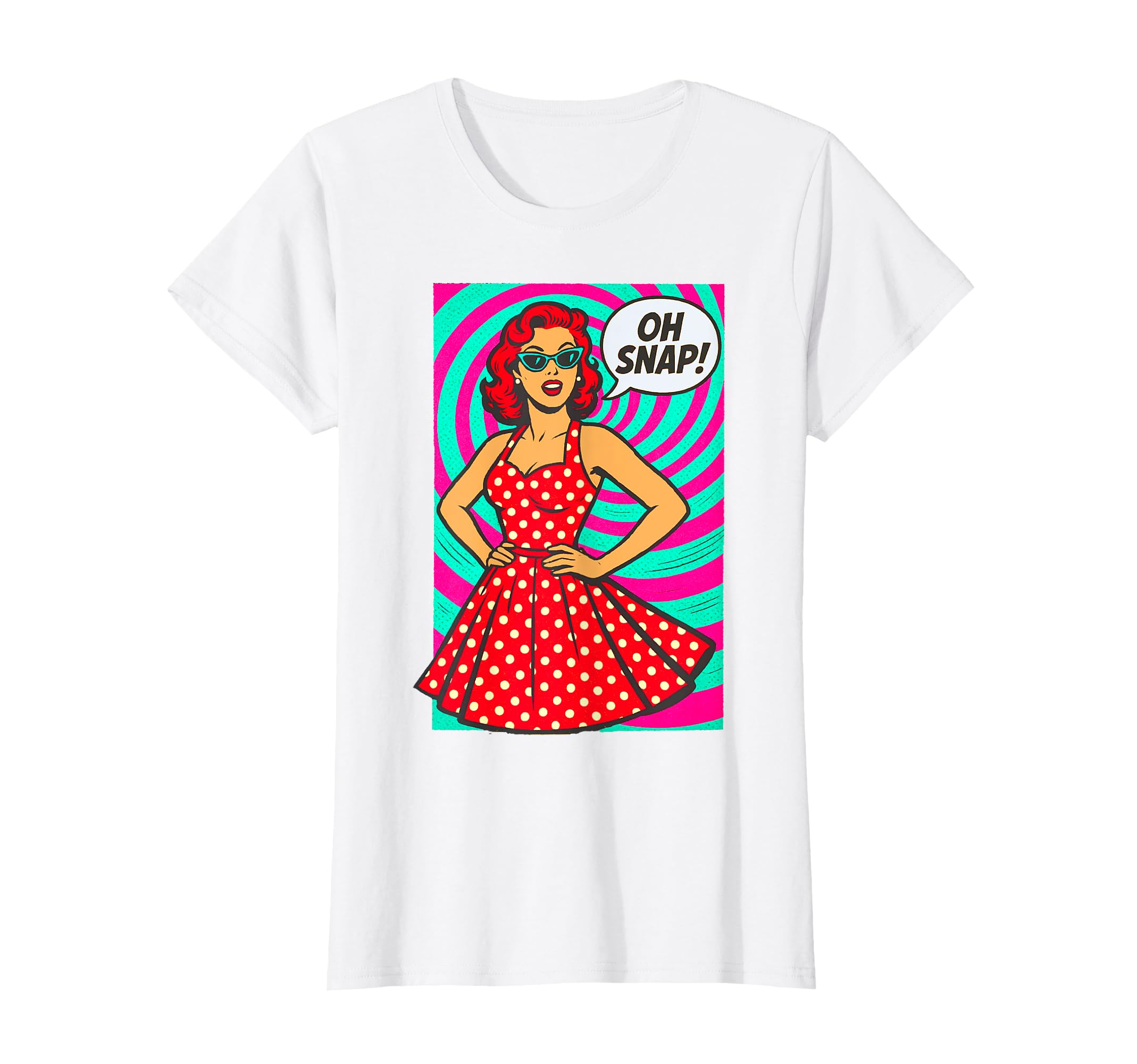Pop Art Psychedelic 50S 60S Nostalgia T-Shirt - Graphic Print Unisex - T-Shirt, Sweatshirt, Hoodie