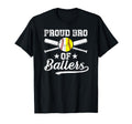 Proud Bro Ballers Baseball Softball T-Shirt - Minimalist Print Unisex - T-Shirt, Sweatshirt, Hoodie