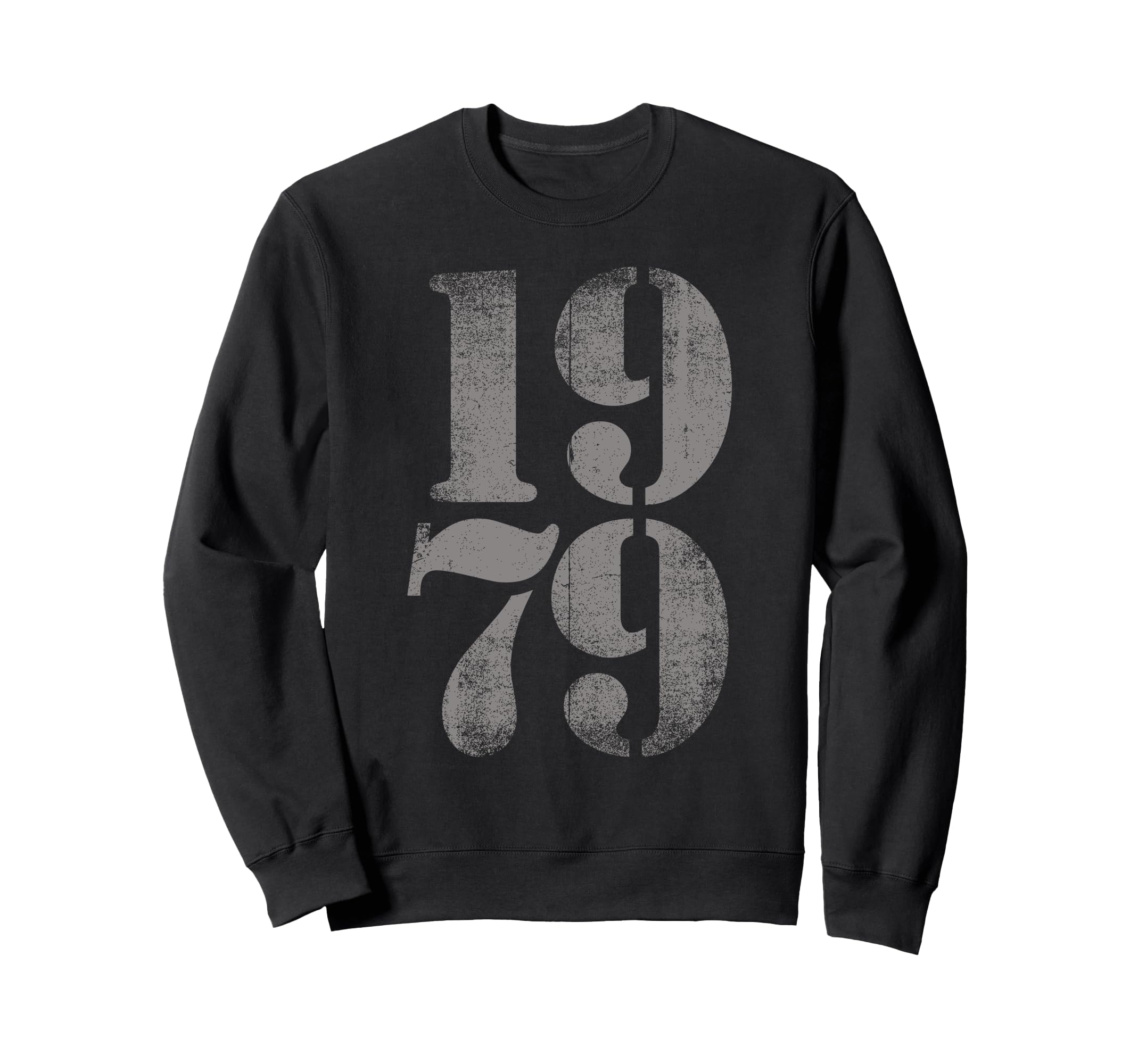 1979 Birth Year Distressed Birthday Sweatshirt - Custom Art Print Men Women - T-Shirt, Sweatshirt, Hoodie