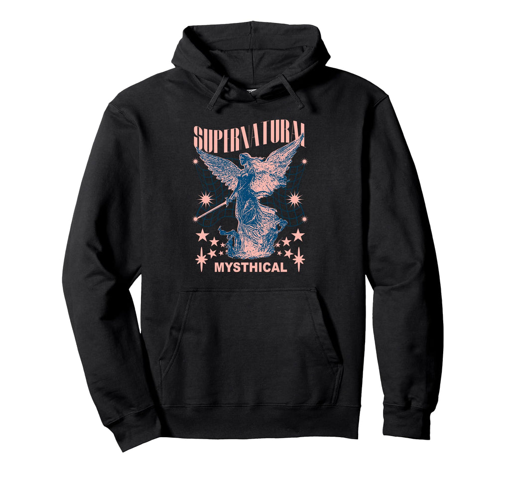 Y2K Supernatural Bold Urban Graffiti Hoodie - Streetwear Style for Adults - T-Shirt, Sweatshirt, Hoodie