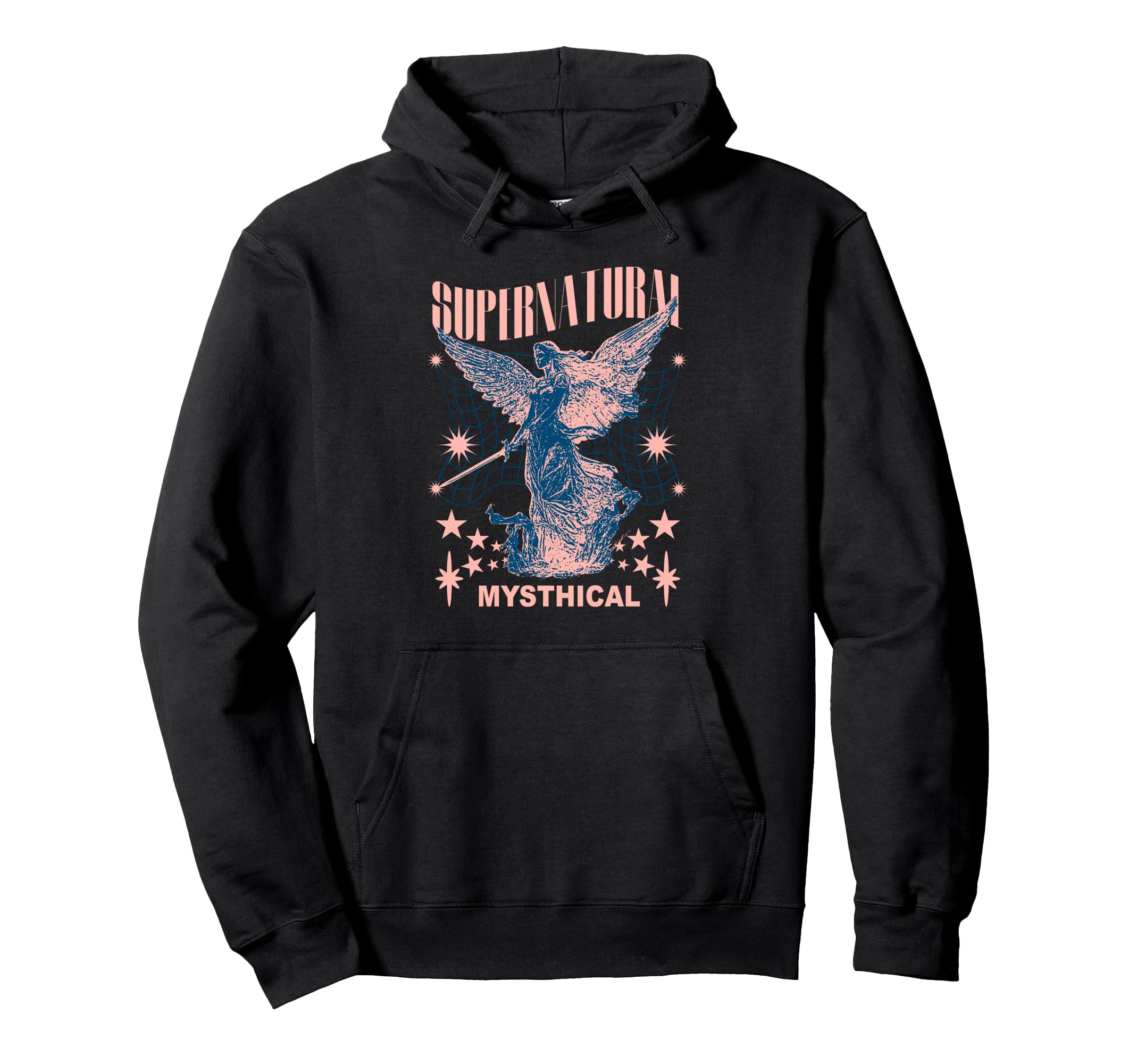 Y2K Supernatural Bold Urban Graffiti Hoodie - Streetwear Style for Adults - T-Shirt, Sweatshirt, Hoodie