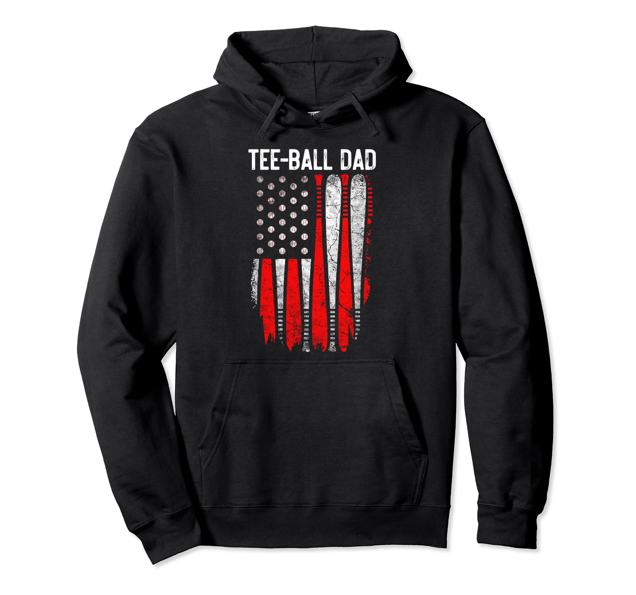 Ball Dad Baseball Dad T Ball Daddy Fathers Hoodie - Trendy Graphic Unisex - T-Shirt, Sweatshirt, Hoodie