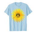 Peace Love Sunflower Sun Helianthus T-Shirt - Unique Graphic for Adults - T-Shirt, Sweatshirt, Hoodie