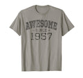 Awesome Since 1957 Born 1957 T-Shirt - Fun Novelty Design for Adults - T-Shirt, Sweatshirt, Hoodie
