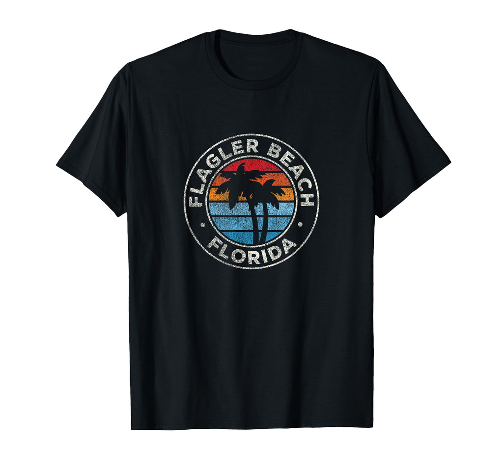 Flagler Beach Florida Fl 70S T-Shirt - Trendy Graphic Men Women - T-Shirt, Sweatshirt, Hoodie
