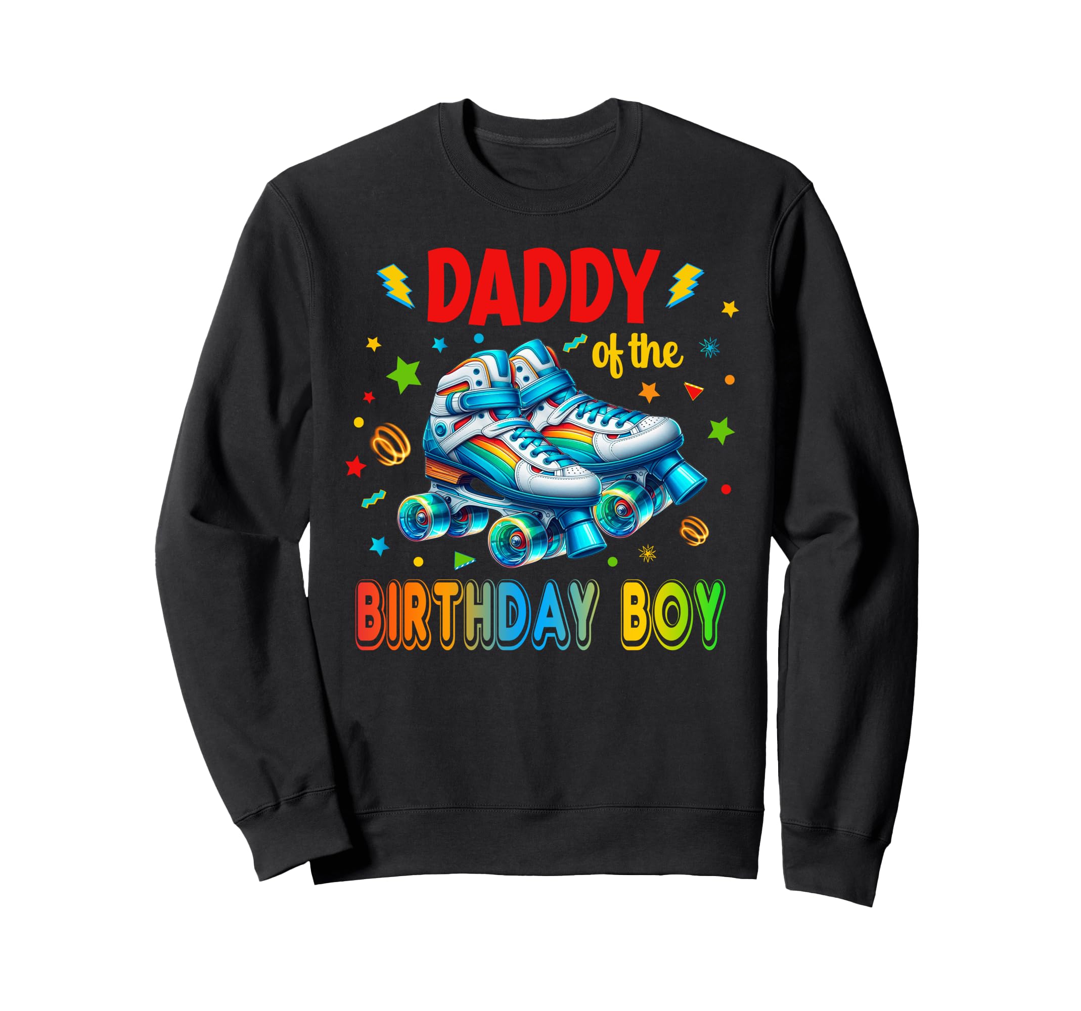 Roller Skates Birthday Party Skating Sweatshirt - Aesthetic Graphic Unisex - T-Shirt, Sweatshirt, Hoodie
