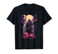 Cyberpunk Samurai Japanese Vaporwave T-Shirt - Minimalist Print Men Women - T-Shirt, Sweatshirt, Hoodie