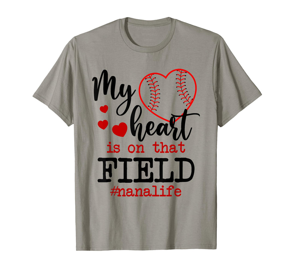 My Heart Is That Field Ballpark Softball T-Shirt - Trendy Graphic Unisex - T-Shirt, Sweatshirt, Hoodie