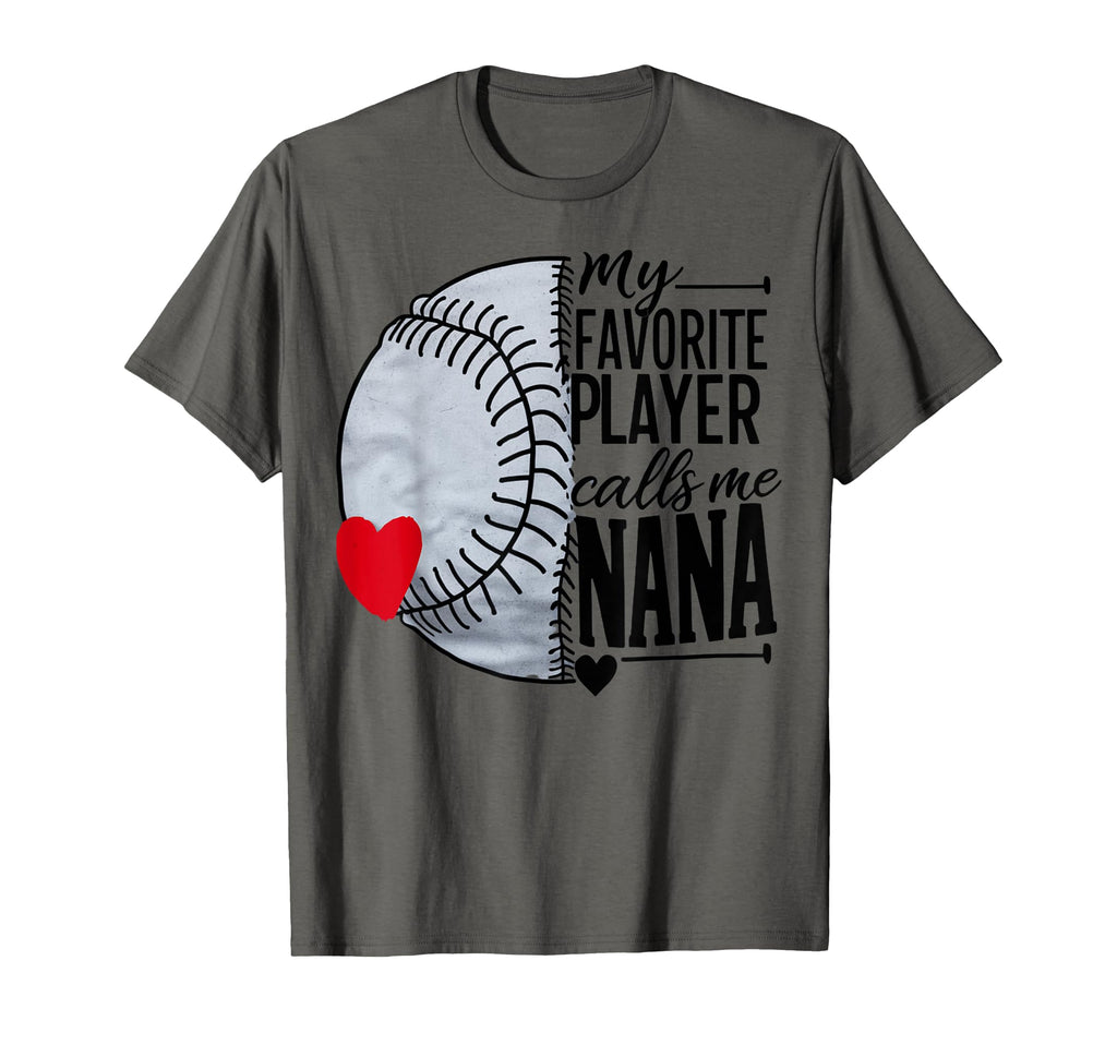 Baseball Grandma My Favorite Player T-Shirt - Custom Art Print Unisex - T-Shirt, Sweatshirt, Hoodie