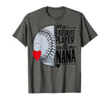 Baseball Grandma My Favorite Player T-Shirt - Custom Art Print Unisex - T-Shirt, Sweatshirt, Hoodie