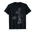 Gaming Diagram Video Game Console T-Shirt - Minimalist Print for Adults - T-Shirt, Sweatshirt, Hoodie