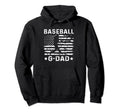 Baseball G Dad Grandpa Usa Flag 4Th Hoodie - Aesthetic Graphic Men Women - T-Shirt, Sweatshirt, Hoodie