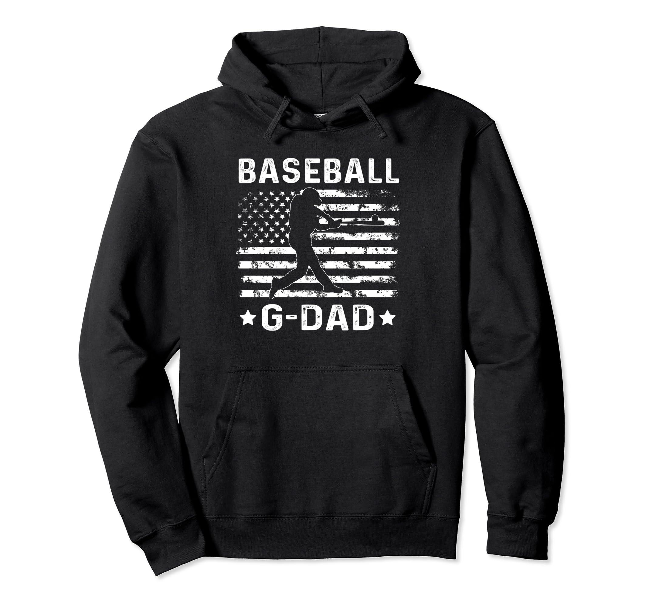 Baseball G Dad Grandpa Usa Flag 4Th Hoodie - Aesthetic Graphic Men Women - T-Shirt, Sweatshirt, Hoodie