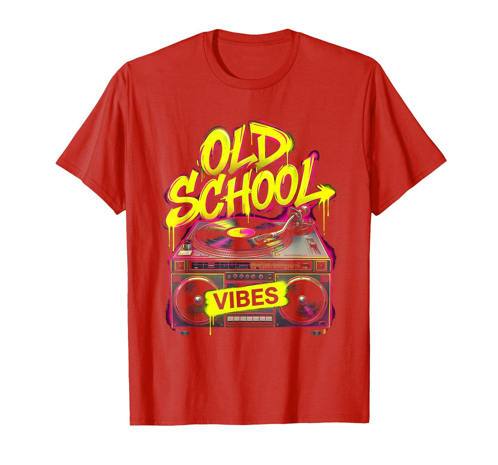 Old School Vibes Hip Hop T-Shirt - Novelty Apparel Men Women - T-Shirt, Sweatshirt, Hoodie
