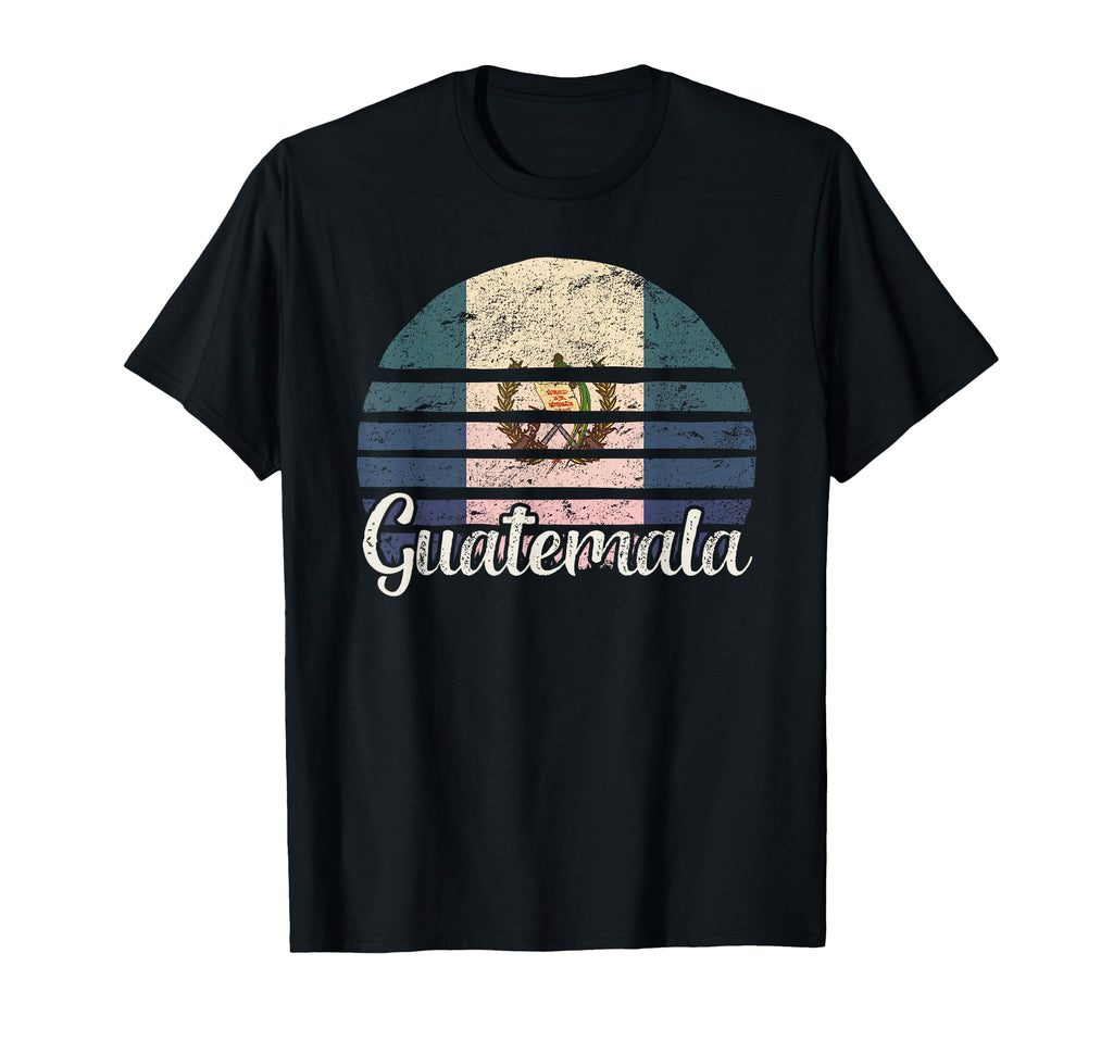 Guatemala Flag Sunset Art T-Shirt - Novelty Apparel for Adults - T-Shirt, Sweatshirt, Hoodie