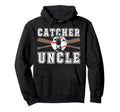 Baseball Catcher Uncle Baseball Hoodie - Custom Art Print for Adults - T-Shirt, Sweatshirt, Hoodie