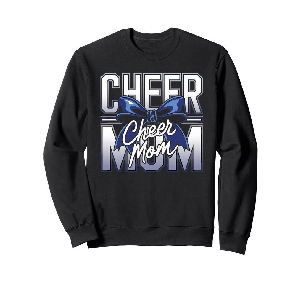 Cheer Mom Mother Bow Sweatshirt - Fun Novelty Design for Adults - T-Shirt, Sweatshirt, Hoodie