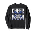 Cheer Mom Mother Bow Sweatshirt - Fun Novelty Design for Adults - T-Shirt, Sweatshirt, Hoodie