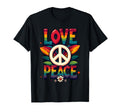 60S 70S Flower Power Groovy Love T-Shirt - Fun Novelty Design for Adults - T-Shirt, Sweatshirt, Hoodie
